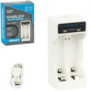 Зарядний пристрій "RABLEX"для Ni-MH/ AA/AAA акумуляторів RB425