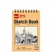 Альбом для ескізів А6 30 аркушів, 160 г/м² Sketch Book ETBZ-015-32K верхня спіраль