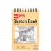 Альбом для ескізів А6 60 аркушів, 160 г/м² Sketch Book ETBZ-006-32K верхня спіраль