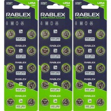 Батарейка RABLEX "таблетка" 1.5V AG10 (LR54)