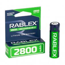 Акумулятор RABLEX 2800mah 3.7V 18650(БЕЗ ЗАХИСТУ) 001889