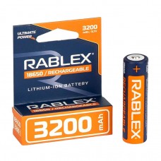 Акумулятор RABLEX 3200mah 3.7V 18650(БЕЗ ЗАХИСТУ) 001902