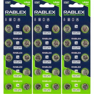 Батарейка RABLEX "таблетка" 1.5V AG13 (LR44)