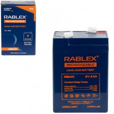 Акумулятор RABLEX 6V 4500mAh RB645 Lead-Acid battery 001698 Акумулятор RABLEX 6V 4500mAh RB645 Lead-Acid battery 001698