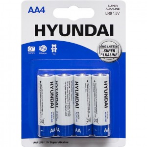 Батарейка HYUNDAI LR06 AA BL4 Alkaline 7006001