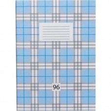 Книга канцелярська зошит А4 "Графіка" 96арк., клітинка, офсет, скоба КН4496К