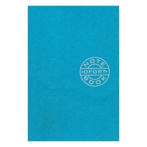 Книга записна А6 "Графіка" 36л., чистий лист, скоба Блакитна ЗК6836