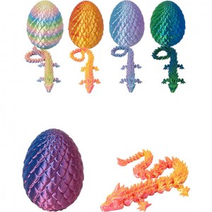 Рухлива 3D іграшка "Дракон у яйці" 35г 8*6см (01)