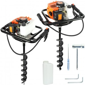 Бензобур, 58см³, шнек 100мм ASR741