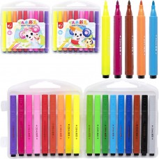 Фломастер 18 кольорів 204-18 "Water color pen" у пластикому боксі Фломастер 18 кольорів 204-18 "Water color pen" у пластикому боксі