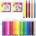 Фломастер 18 кольорів 204-18 "Water color pen" у пластикому боксі