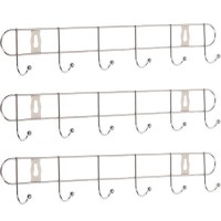 Вішалка настінна на 6 гачків, 33*5*4 см 030-6