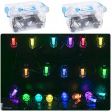 Гірлянда "Smart" RGB с пультом "Лампа Ретро кольорова" USB 20шт кольорова в боксі 9м D-57 Гірлянда "Smart" RGB с пультом "Лампа Ретро кольорова" USB 20шт кольорова в боксі 9м D-57