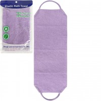 Мочалка-стрічка для тіла 49*20см банна з ручками 2043