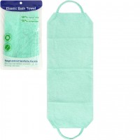 Мочалка-стрічка для тіла 49*20см банна з ручками 2043