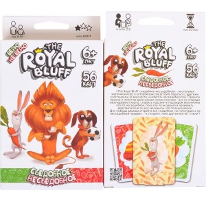 Карточная игра "The ROYAL BLUFF съедобное несъедобное" рус RBL-02-01