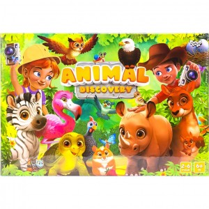 Настільна розважальна гра "Animal Discovery" укр ДТ-БИ-07-94/G-AD-01-01U