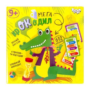 Настільна гра вікторина "Мега-крокодил" укр CROC-03-01U