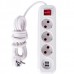 Електричний подовжувач з вимикачем на 3шт/3м та 2 USB ALFUSB3M