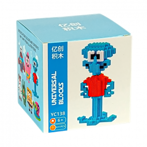 Конструктор дитячий 3D фігурка піксельний YC138