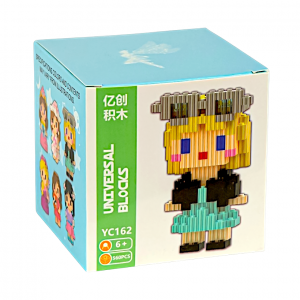 Конструктор дитячий 3D фігурка піксельний YC162