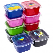 Контейнер квадратний "Фаворит" 1,3л з малюнком БП-216 "Патріотичний"