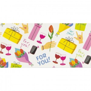 Конверт для грошей вітальний "For you!" КВ 24-211
