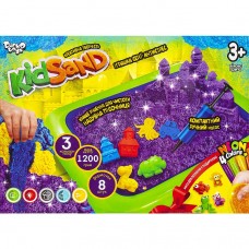 Набір креативної творчості "Кінетичний пісок "KidSand" 1200г+пісочниця укр ДТ-KП-03-13