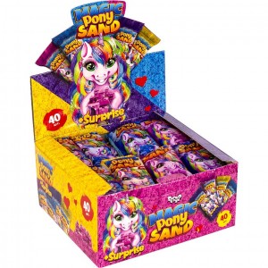 Креативна творчість "Кінетичний пісок "Magic Pony Sand" 150 г MPS-01-01,02,03,04 ДТ-KП-03-40