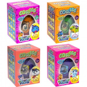 Креативна творчість "Cool Egg" яйце велике CE-01-01,02,03,04/ДТ-ОО-09387