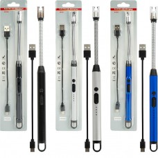 Запальничка електрична USB 26см з гнучким наконечником для плити та барбекю 717-10