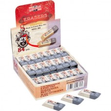 Ластик 6541/80 "Koh-i-noor" біло/сірий
