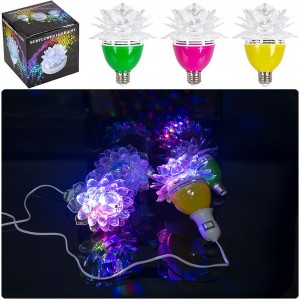 УЦІНКА! Обертається лампа 13-78 LED "Квітка" кольоровий
