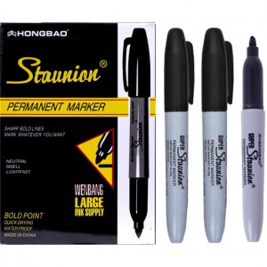 Маркер перманентний товстий чорний Sharpie 99000