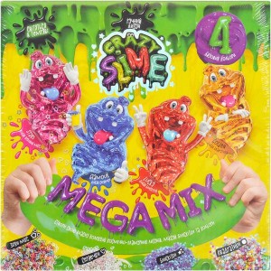 Набір для проведення дослідів "Crazy Slime 4в1"укр SLM-03-01U,02U