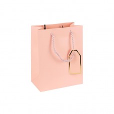 Пакет подарунковий 18х23х10 см однотонний PINK HL-1982
