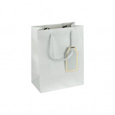 Пакет подарунковий 18х23х10 см однотонний SILVER HL-1991