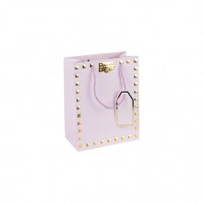 Пакет подарунковий 12х15х7 см із тисненням фольгою PURPLE HL-1919