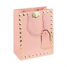 Пакет подарунковий 31х42х12 см із тисненням фольгою PINK HL-1917