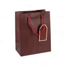 Пакет подарунковий 26х32х12 см однотонний JUJUBE RED HL-1995