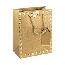 Пакет подарунковий 31х42х12 см із тисненням фольгою GOLD HL-1912