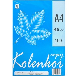Папір "Коленкор"А4 100 аркушів газетка