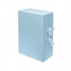 Подарункова коробка 33×25×12 см зі стрічкою BLUE HL-210