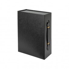Подарункова коробка 33×25×12 см з ручкою BLACK HL-228