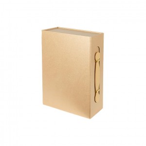 Подарункова коробка 28,2×20,9×9,2 см з ручкою CHAMPAGNE GOLD HL-226