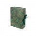 Подарункова коробка 28,2×20,2×9,2 см зі стрічкою та принтом DARK GREEN HL-214