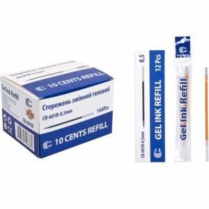 Стрижень гелевий CR-601B "С" золотий