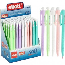 Ручка кулькова автоматична Soft "Ellott" ET-823-50 синя