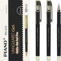 АКЦІЯ! Ручка гелева PIANO PG-223 чорна