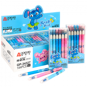 Ручка "пише-стирає" гелева 34327 "Rabbit blue" Odemei синя